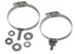 DX Engineering DXE-ECLS-200 - DX Engineering Stainless Mounting Clamps with Studs